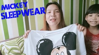 UNBOXING MICKEY SLEEPWEAR