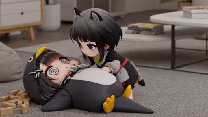 เพนกวินน้อยถูกรังแก