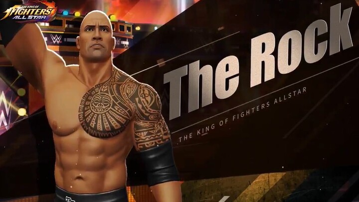 Mobile Game “KOF ALLSTAR” Crossover: WWE Character Spotlight – The Rock