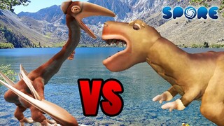 Quetzalcoatlus vs T-Rex | Dinosaur Deathmatch [S4E6] | SPORE