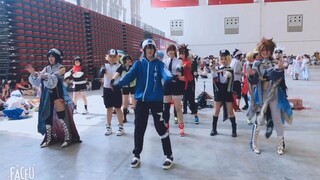 [Wuhan ACC Anime Expo] The protagonists are actually doing 2D square dance