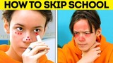 TOO COOL FOR SCHOOL || Funny School Tricks, Prank Ideas And DIY Crafts You'll Be Grateful For