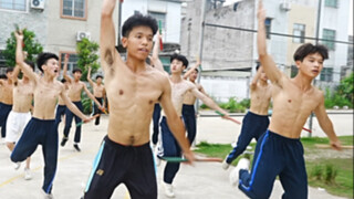 饶平武术英歌队暑期最后一场训练
