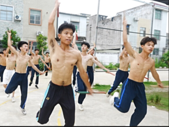 Raoping Wushu Yingge Team's last summer training session