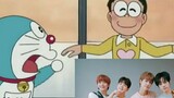 [Dubbing buruk] N.Flying bergandengan tangan dengan Doraemon untuk sampul "Rooftop Room" yang menemb