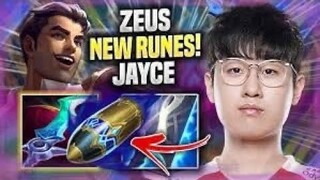T1 ZEUS LUYỆN JAYCE KHẮC CHẾ GNAR TRƯỚC THỀM GEN.G (LMHT).12.13