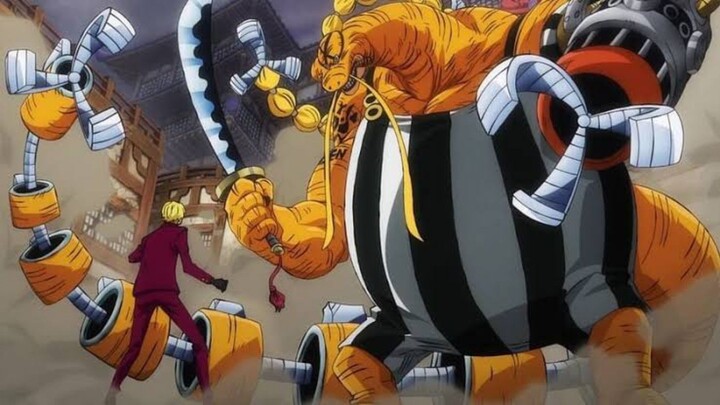Sanji VS Queen 4K HD - One Piece Wano Arc