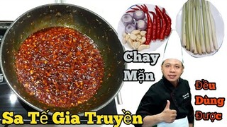 Cách Làm Sa Tế Theo Công Thức Gia Truyền || Chay Mặn Đều Dùng Được