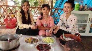 Bữa Cơm Quê Với Cá Kèo Nấu Canh Chua Điên Điển + Cá Kèo Kho Tiêu ● Nắng Đẹp Miền Tây | NĐMT #102