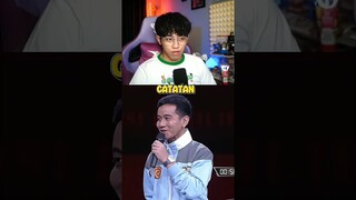 Celetukan cawapres yang bikin kaget streamer ini.