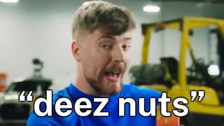 MrBeast's Deez Nuts Commercial with Vine Booms
