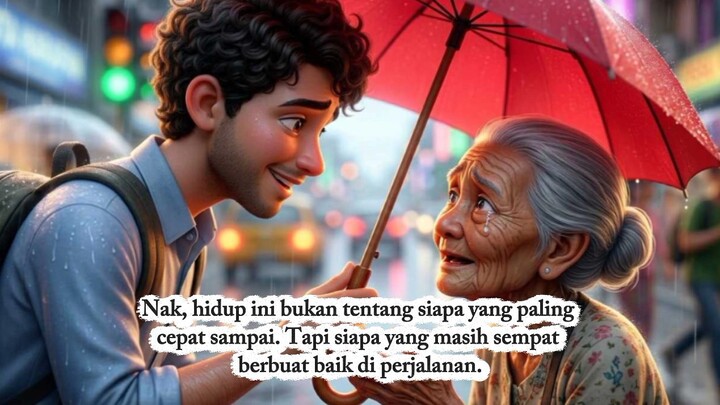kisah inspiratif "payung merah"