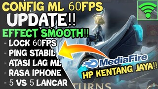 New! Config Ml Anti Lag Lock 60Fps - Smooth Effect Skill Ping Stabil - Cara Atasi Lag Pada Ml