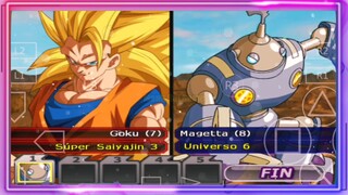 Goku SSJ 3 VS Magetta Universe 6 - DB MOD ANDROID GAMEPLAY
