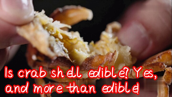 Is crab shell edible? Yes, and more than edible!