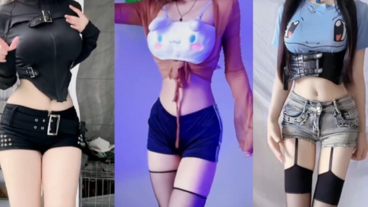 กางเกงขาสั้นสุดเซ็กซี่ เต้นช้าๆ