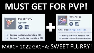 MARCH 2022 GACHA HEADGEAR! SWEET FLURRY FOR PVP!