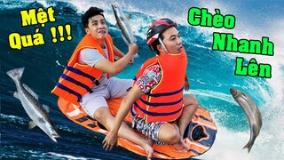 Thử Thách Chèo Xuồng Vượt Sông Và Cái Kết - Thạc Đức Vlog