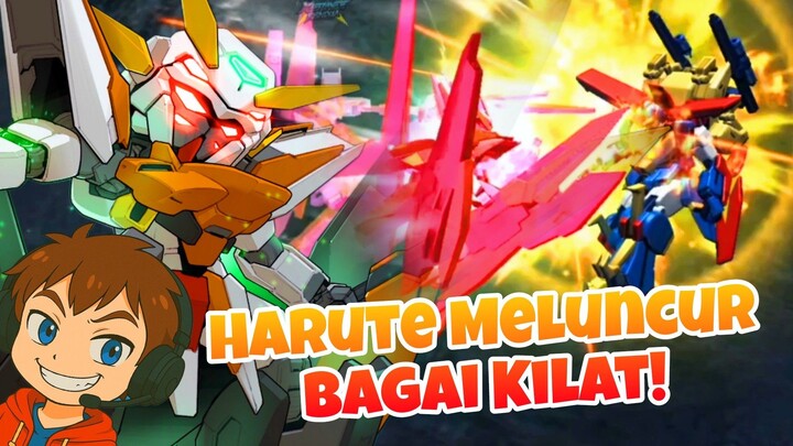 Serangan Harute Meluncur Bagai Kilat! - Gundam Supreme Battle