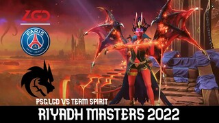 TEAM SPIRIT vs PSG.LGD - TI10 Rematch - RIYADH MASTERS 2022 by Gamers8 DOTA 2 Highlights