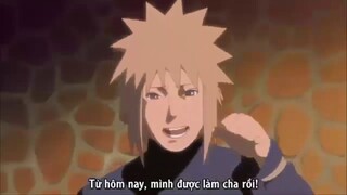 Naruto gặp lại mẹ trong lúc  thu phục cửu vĩ #tuoithoanime
