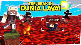 Aku Mencoba Bertahan Hidup Di Dunia Lava Di Minecraft !!