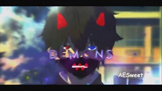 4K Hyouka - Demons | AMV Typography after effect