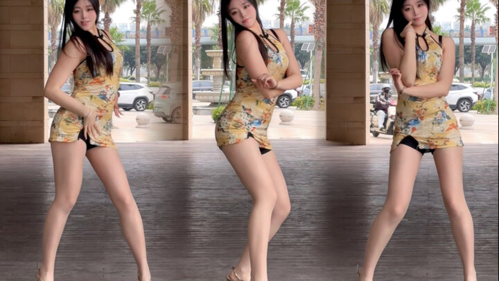 【Xiao Yu Jing】Kakak cheongsam dengan irisan daging yang harum banget! SISTAR—sangat keren!