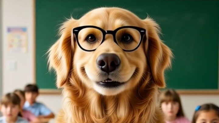 This Dog Is Teaching a Class… 😳🐶