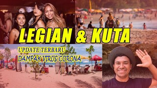 TERBARU LEGIAN DAN KUTA BALI AKIBAT DAMPAK VIRUS CORONA | Kondisi Bali Saat Ini