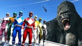 GTA 5 Mod - 5 Anh Em Siêu Nhân Diệt King Kong | Big Bang