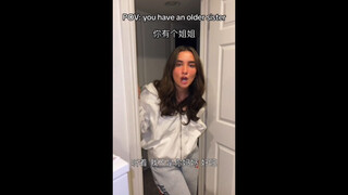 Which one of these ways do you use to get along with your sister?