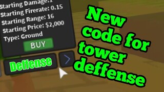 Roblox Tower Defense Simulator Codes