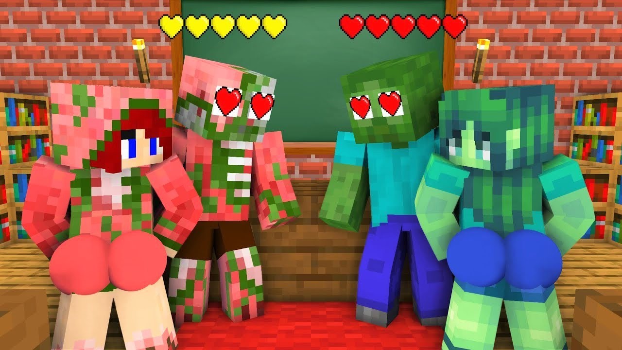 minecraft zombie pigman girl