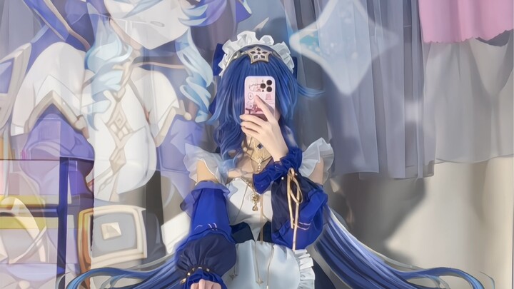 I picked up a Laila maid family, she wanted me to delete her paper, this is too cute~
