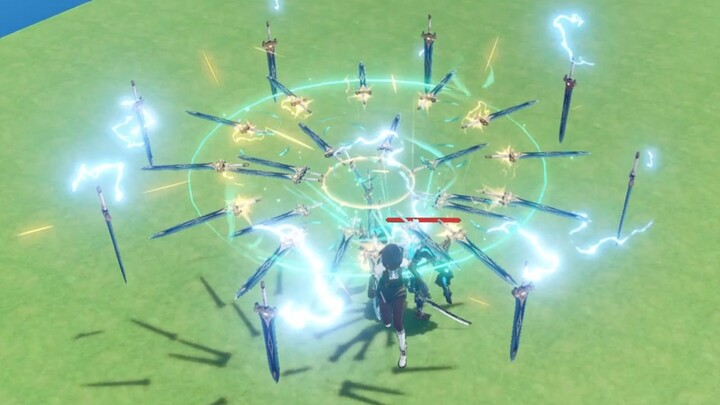Genshin Impact: Manually Crafting the “Great Geng Sword Formation” in the Realm of a Thousand Stars