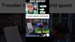 Valid sih ini! Ketika Traveler mengerjakan World Quest 😂😂 #shorts #genshinimpact
