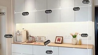 被问了800遍的餐边柜细节介绍，附尺寸！