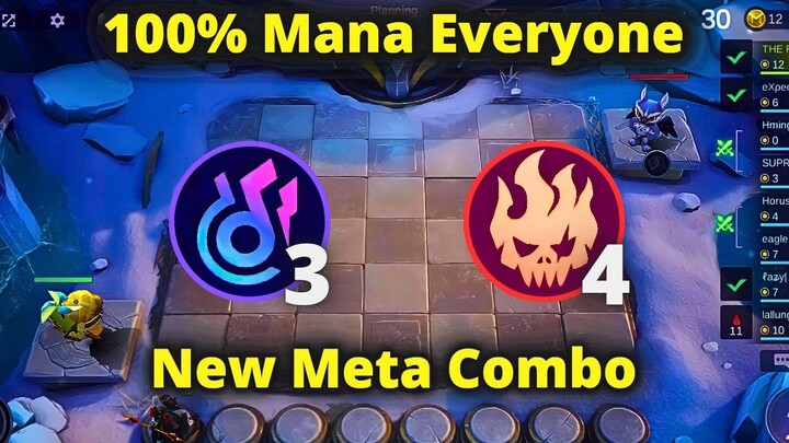 ELEMENTALIST WITH THIS TWO 100% MANA SYNERGY NEW META COMBO | MAGIC CHESS BEST SYNERGY COMBO TERKUAT