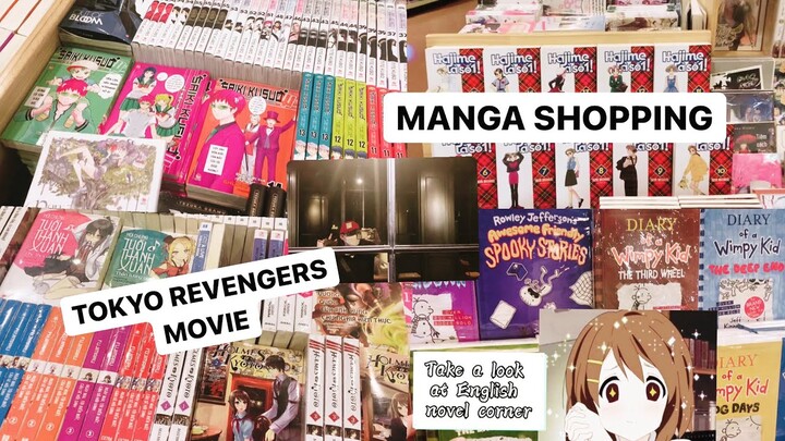 ✨📚 MANGA SHOPPING | TOKYO REVENGERS LIVE ACTION MOVIE | MỘT NGÀY XẢ STRESS CỦA TUI