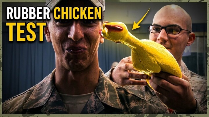 USAF Honor Guard - Rubber Chicken Bearing Test