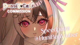 [SPEEDPAINT] First Commission in 2023! - @HuniBunVtuber