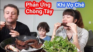 Ăn sườn nướng|CHỒNG TÂY nấu MÓN ĂN|ẩm thực Việt Nam|Gia đình Việt Úc vợ chồng Chris|Cuộc Sống Úc