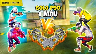 Sức mạnh hủy diệt của P90 trong tử chiến 1 máu | HEAVY Free Fire