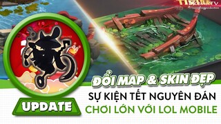 Onmyoji Arena chơi lớn, Update đồ họa Map và skin siêu đẹp, phủ đầu LOL Mobile Tốc Chiến