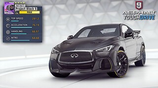 INFINITI Black Project S - Max Upgrade Test Drive - Asphalt 9: Legends