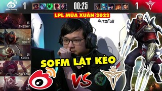 [LPL 2022] Highlight WBG vs V5 Full: SofM cầm Zed lật kèo thần thánh | Weibo Gaming vs Victory Five