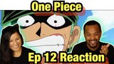 Luffy and Zoro Arrive! One Piece Reaction Episode 12 | Anime Couple OP Reaction