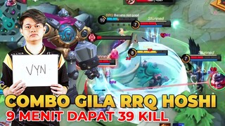 COMBO NEXT LEVEL RRQ HOSHI, 9 MENIT DAPAT TOTAL KILL 39 - MLBB