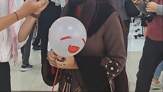 hantunya dijaiin balon